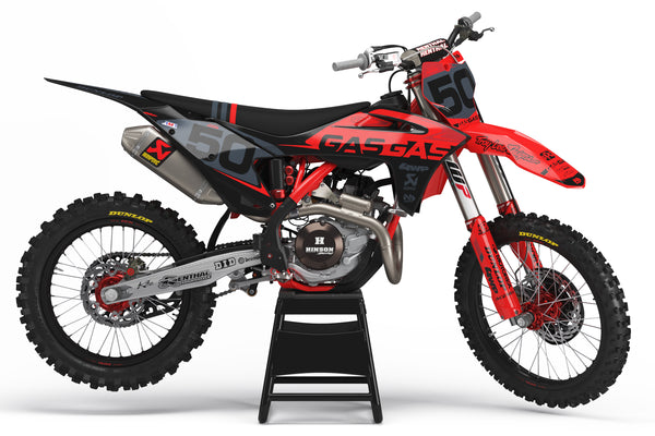 TEAM Graphic RED/GREY Kit for GasGas